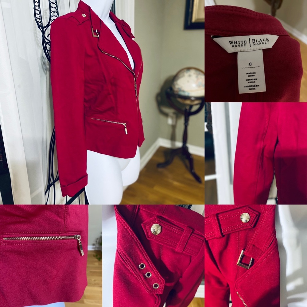 Fashion Foreword - White House Black Market. Maroon in color. Size 0